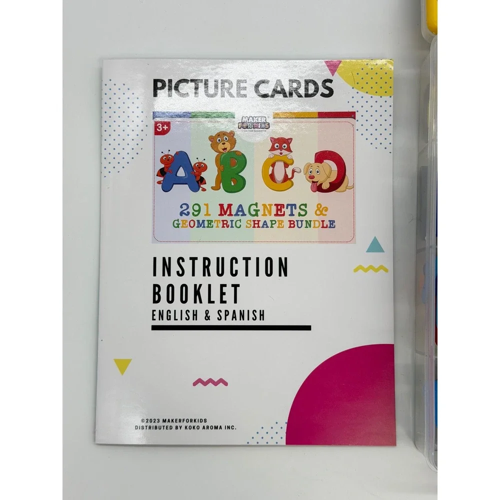 Koko Aroma Maker For Kids 291 ABC Magnets & Geometric Shape w/ Whiteboard Bundle